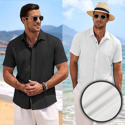 Nekrčivá košeľa s krátkym rukávom | BRILLSHORT