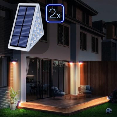 Vodotesná solárna lampa (2 ks) | LUMOSTEP